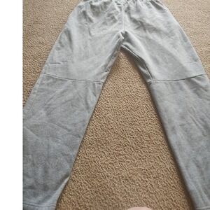 Nike Mens Dri-FIT Heather Gray Straight Leg Athletic Sweatpants Size L 34x27